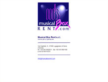 Tablet Screenshot of musicalboxrent.com